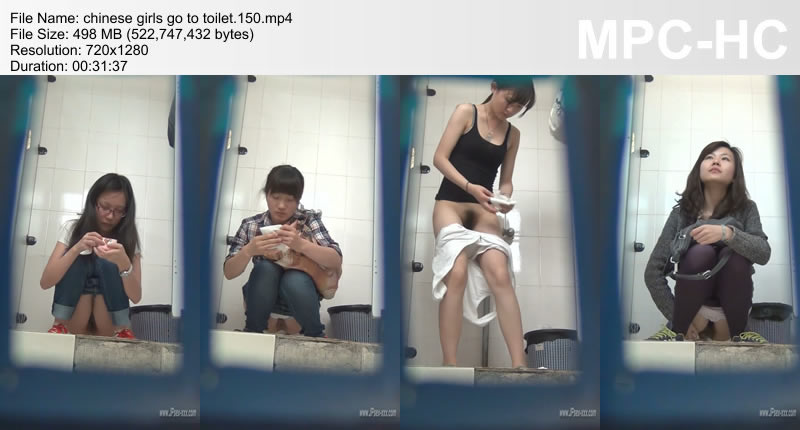 chinese girls go to toilet.150